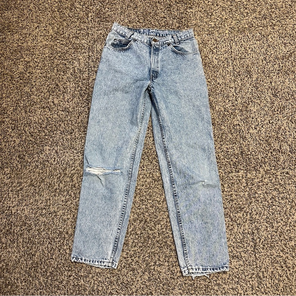 Vintage Levi's Light Blue 550 Student Straight Leg Jeans
